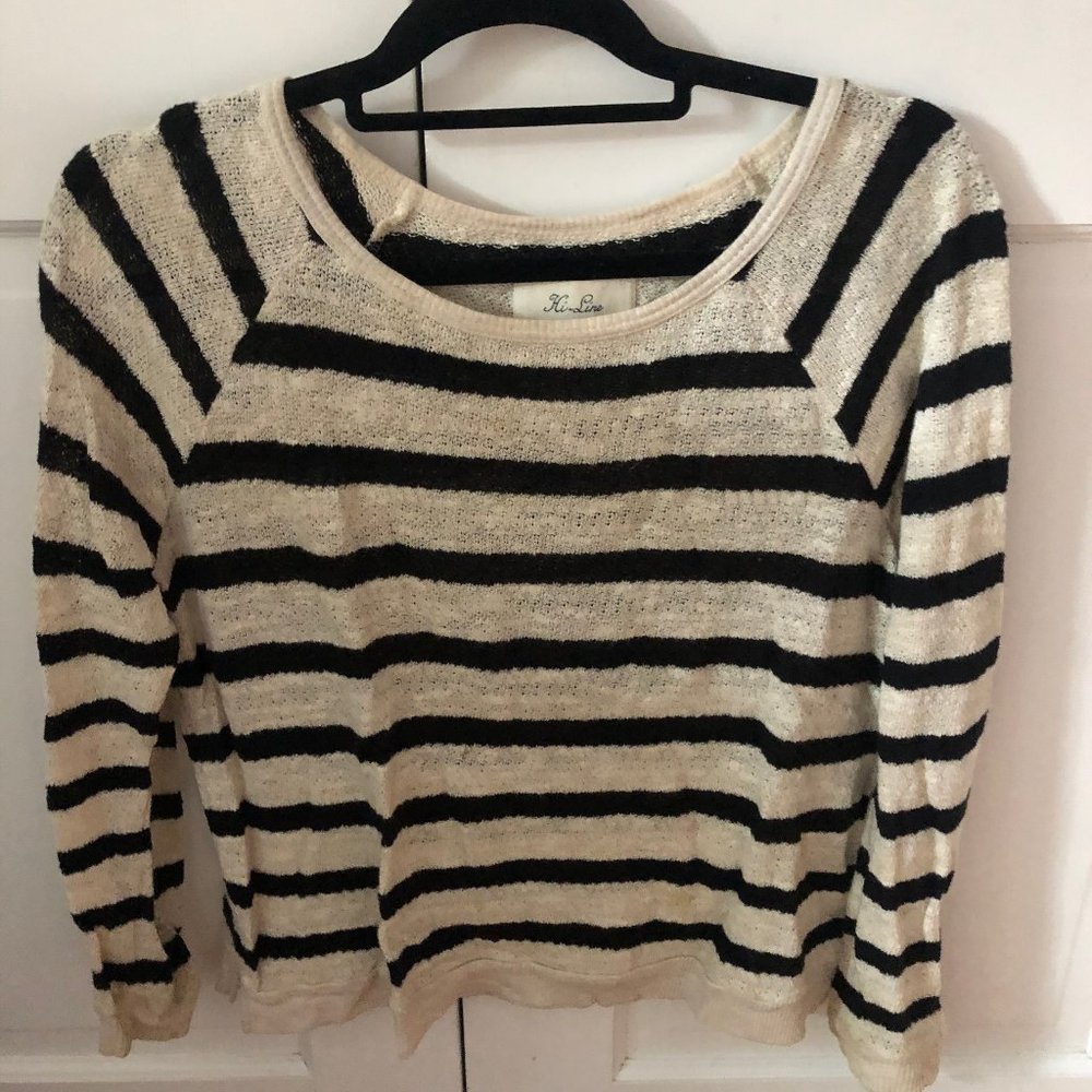 Madewell Hi Line Striped Sweater